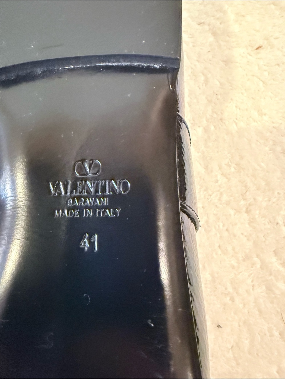 Valentino VLogo Mary Jane Ballerina Flat - Picture 7 of 9